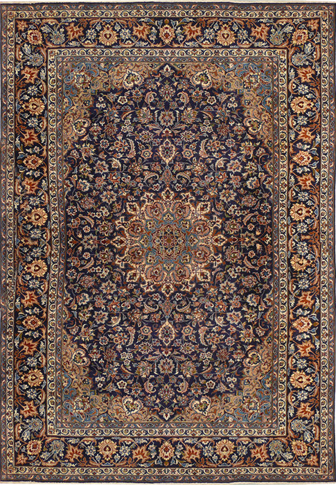 9'5" x 13'6" Persian Kashan Rug