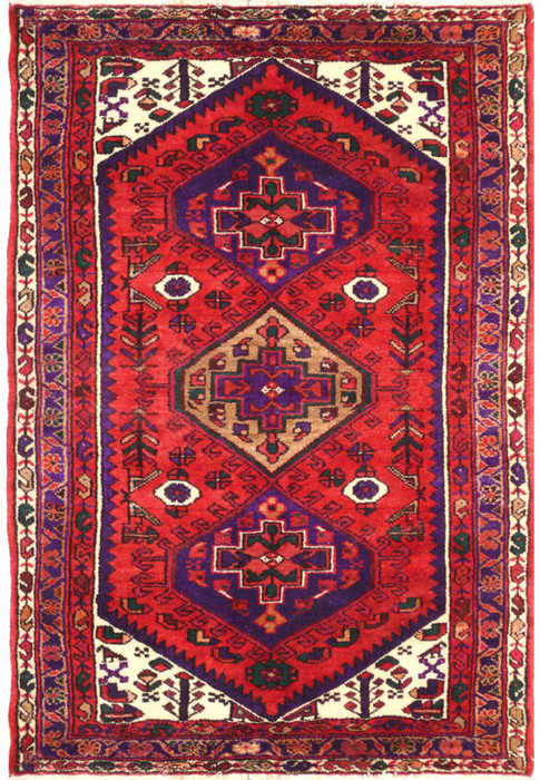 3 x 5 Persian Hamedan Rug 14