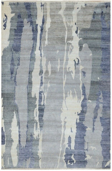 8 x 10 Multi Color Viscose Nepali Handmade Rug