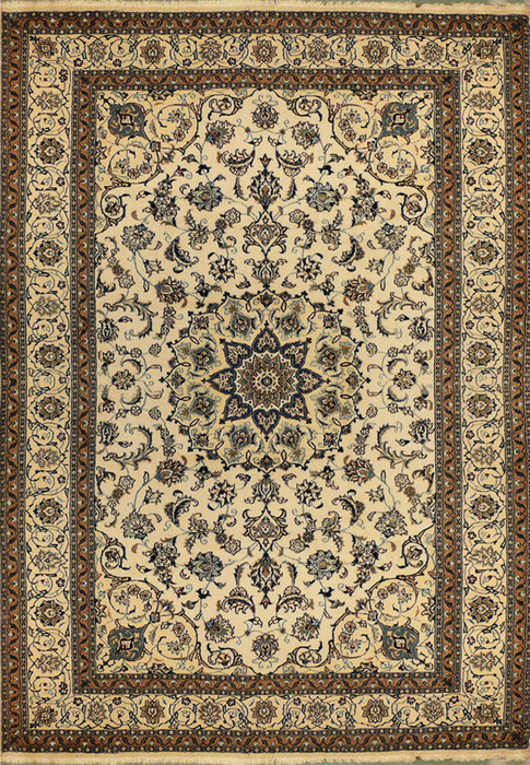 8'3" x 11'5" Persian Nain Rug special medallion