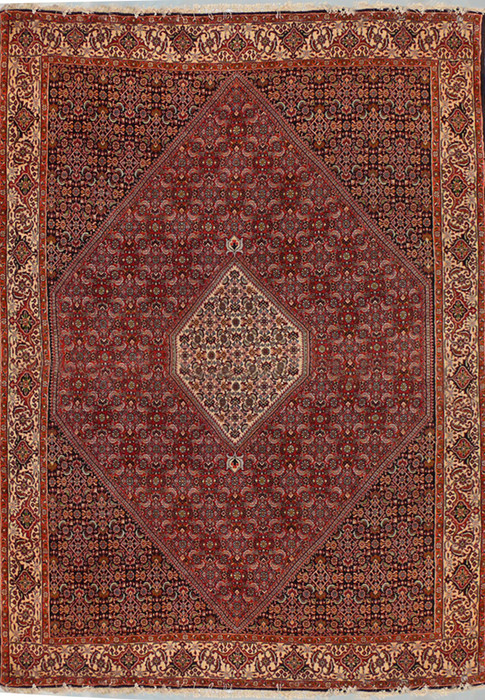 7 x 10 Persian Bijar Mahi Design