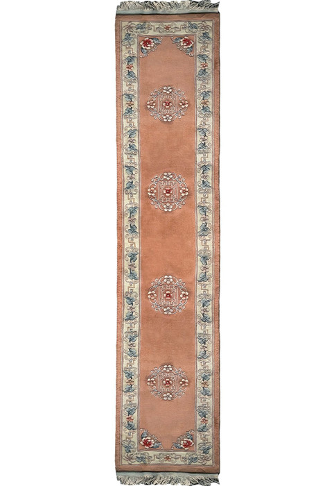 2'3 x 11 Oriental Art Deco Runner Rug