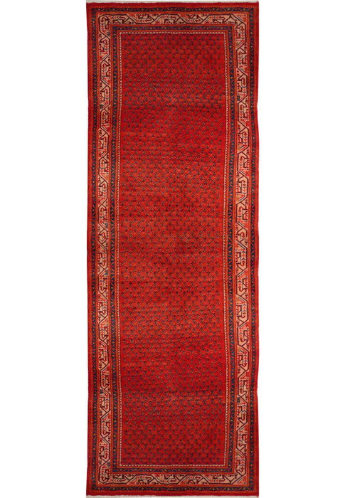 4 x 14 Unusual Size Persian Sarough Runner Rug
