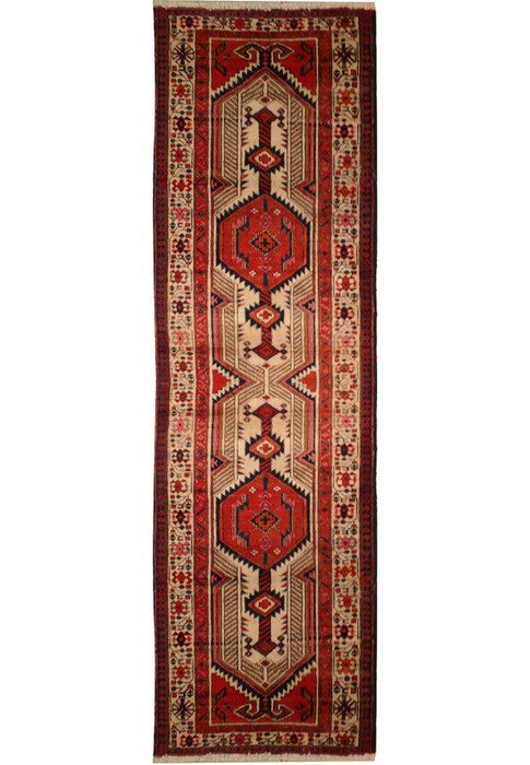 3x10 Persian Heriz Rug Runner