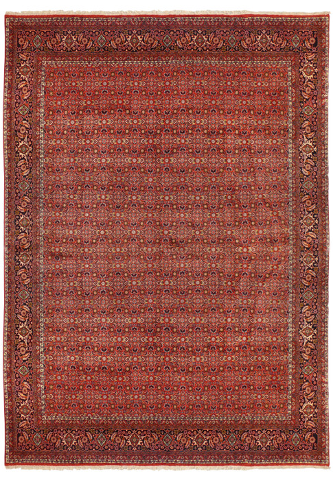8'2 x 10'4 Persian Bijar All Over Design Rug