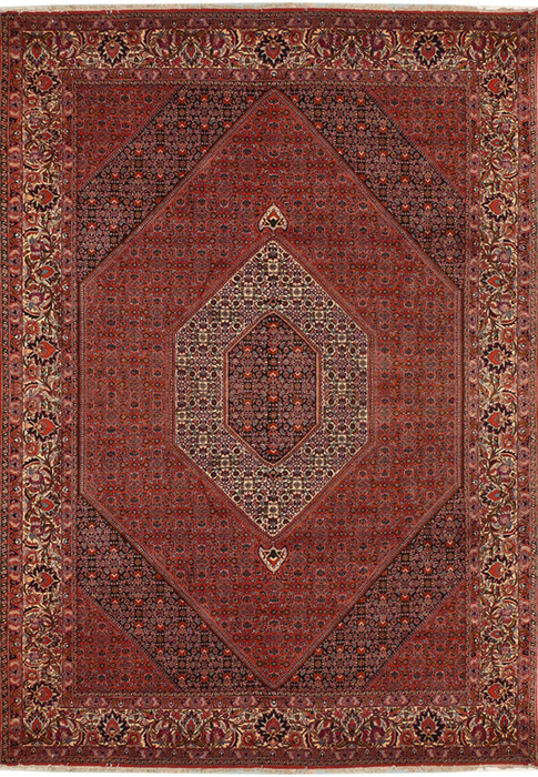 Elegant 8x12 Persian Bijar Rug - A Timeless Addition to Your Home