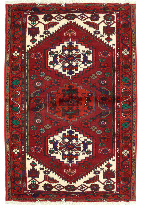 3 x 5 Persian Hamedan Rug 1
