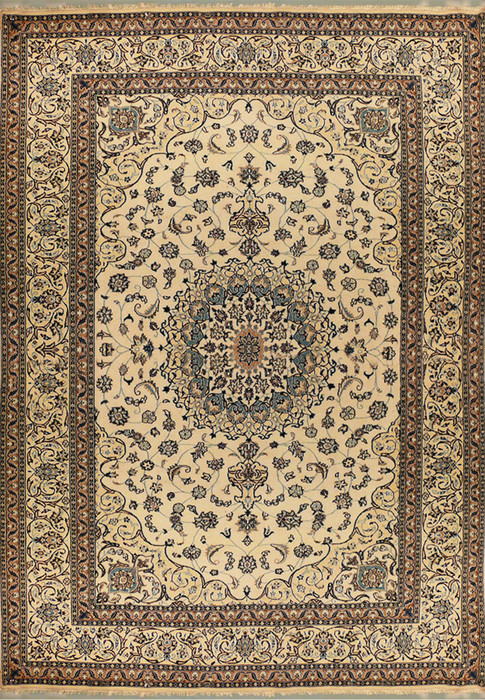 8 x 11'4" Persian Nain Rug