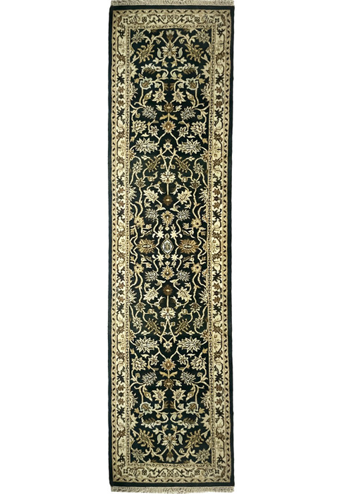 2'6 x 10 Oriental Agra Runner Rug