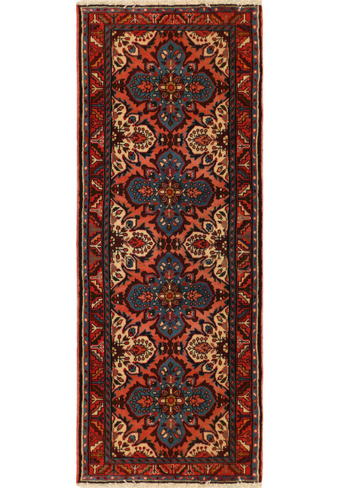 2'6 x 6'7 Persian Farahan Runner Rug