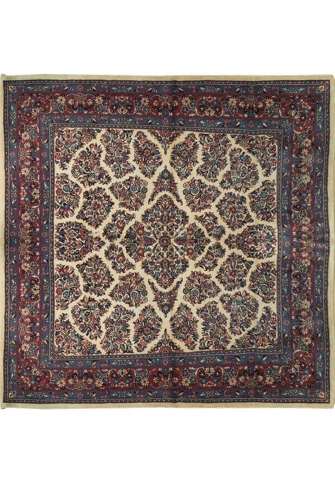 7 x 7 Persian Sarough Square Rug 2