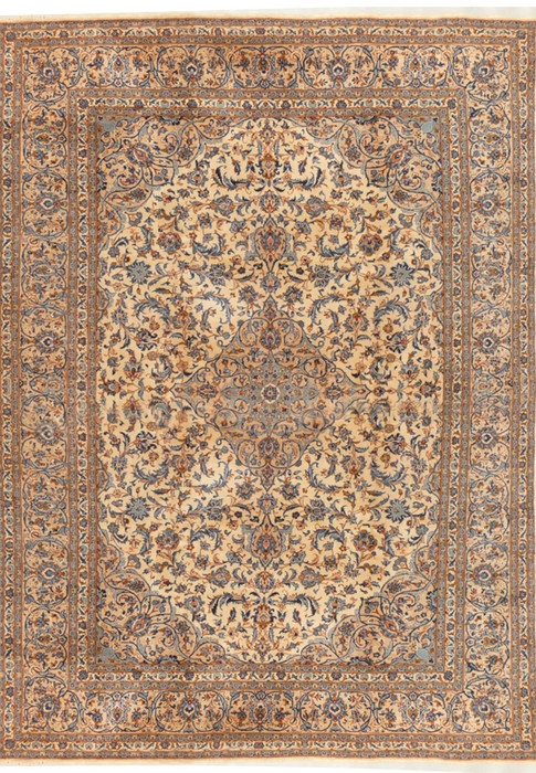 10 x 14 Persian Kashan Rug 3