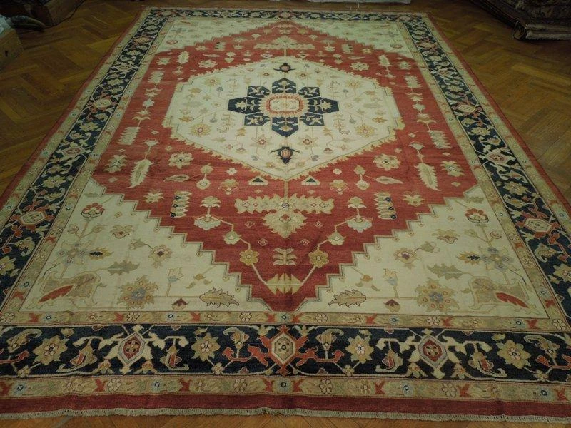 10 x 14 Geometric Chobi Peshawar Rug
