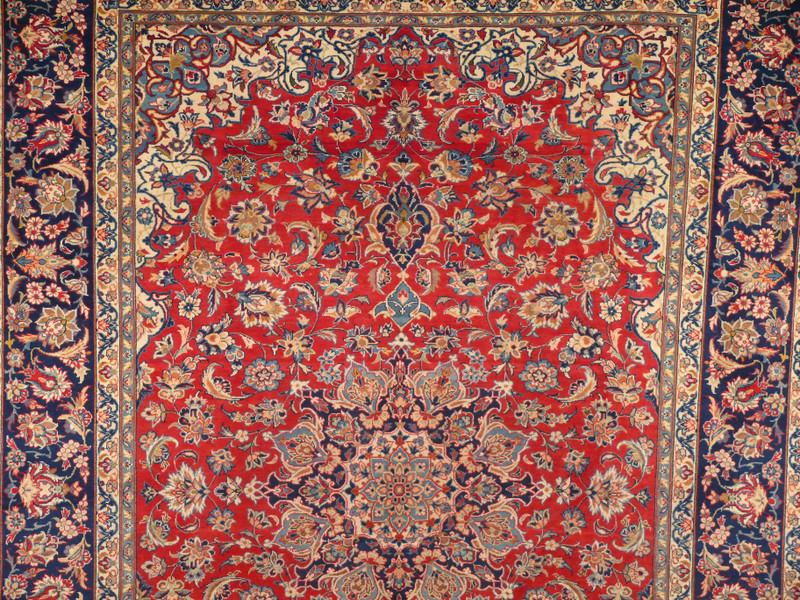 9'3 x 13'1 Persian Isfahan Rug