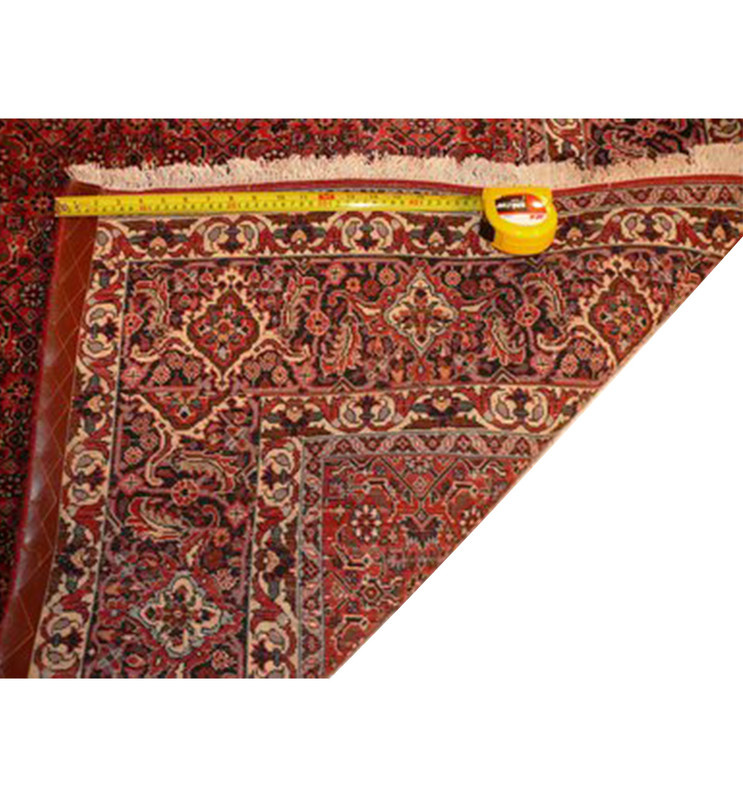 7 x 7 Persian Bijar Square Rug All-Over Design