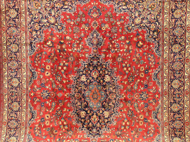 9'5" x 12'8" Persian Mashad Rug