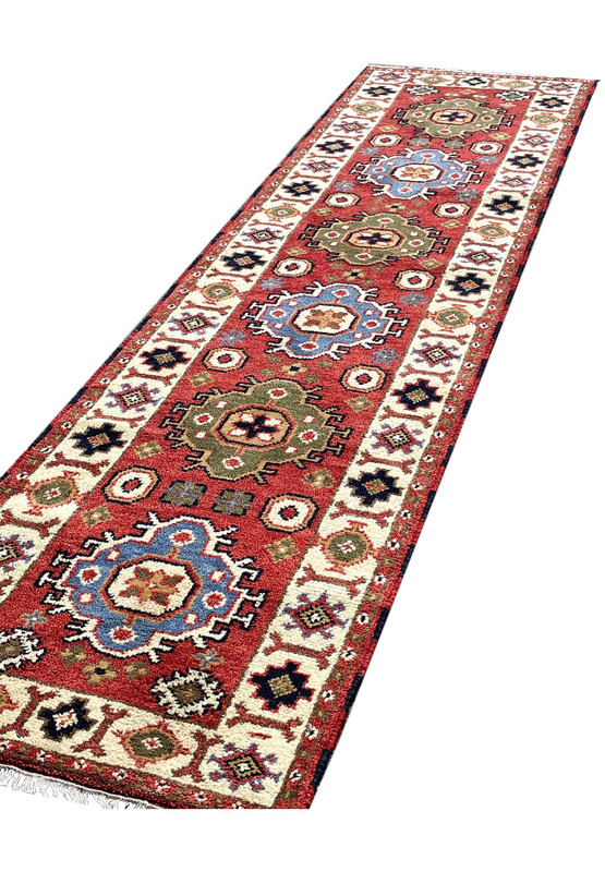 2'7 x 10 Oriental Heriz Runner Rug