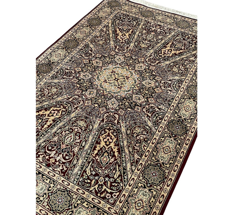 3'8" x 5'8" Oriental Tabriz Ghonbad Rug