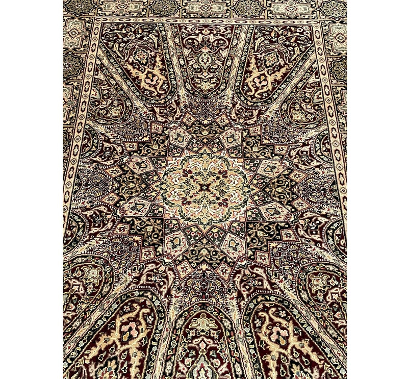 3'8" x 5'8" Oriental Tabriz Ghonbad Rug