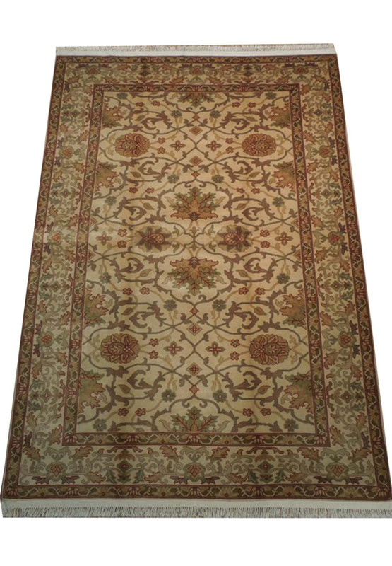 6' x 9' Transitional Chobi Vegetable Dyed Rug 1