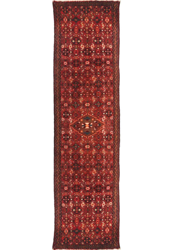 2'6 x 10'4 Persian Hosseinabad Runner Tribal Rug