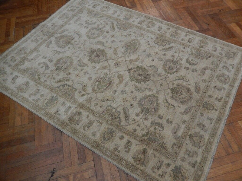 6 x 7 Transitional Chobi Rug | Flat Weave