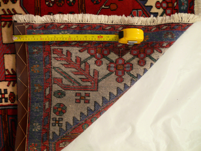 Discover the rich tapestry of nomadic artistry with a 3'7" x 4'7" Geometric Shahsavan rug, meticulously handwoven and steeped in cultural heritage.