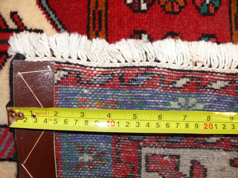 Enchant your surroundings with a 3'7" x 4'7" Geometric Shahsavan rug, featuring intricate designs that reflect the timeless style of nomadic traditions