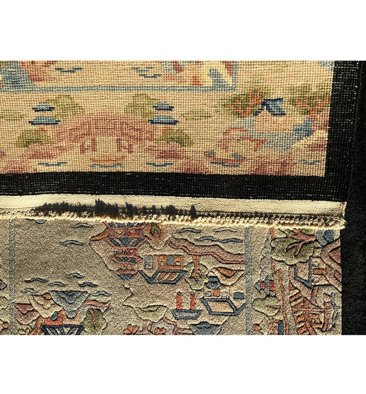 2'3" x 4'4" Antique Oriental Art Deco Rug