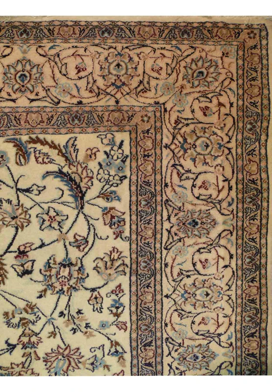 6'6 x 9'6 Persian Nain 9 LAA Star Medallion Rug