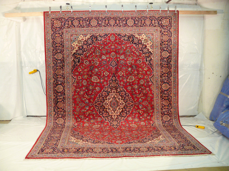 10'2" x 14'1" Persian Kashan Rug