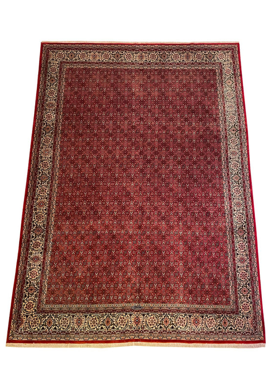 8'6 x 11'2 Signed Persian Wool & Silk Tabriz Rug | Very fine