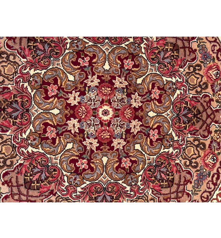 5 x 7 Persian Tabriz Wool & Silk Rug