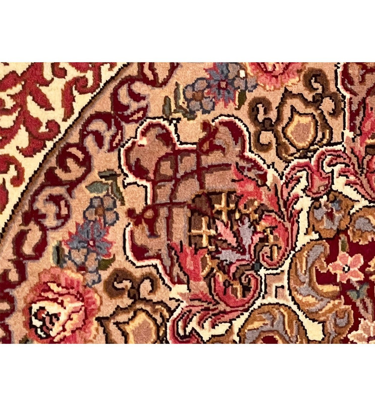5 x 7 Persian Tabriz Wool & Silk Rug