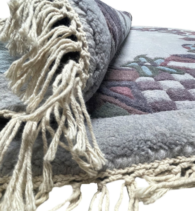 5 x 5 Modern Tibetan Round Rug