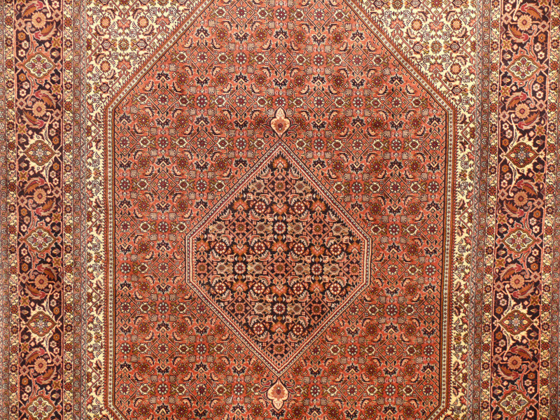 6'3" x 9'8" Persian Bijar Iron Rug