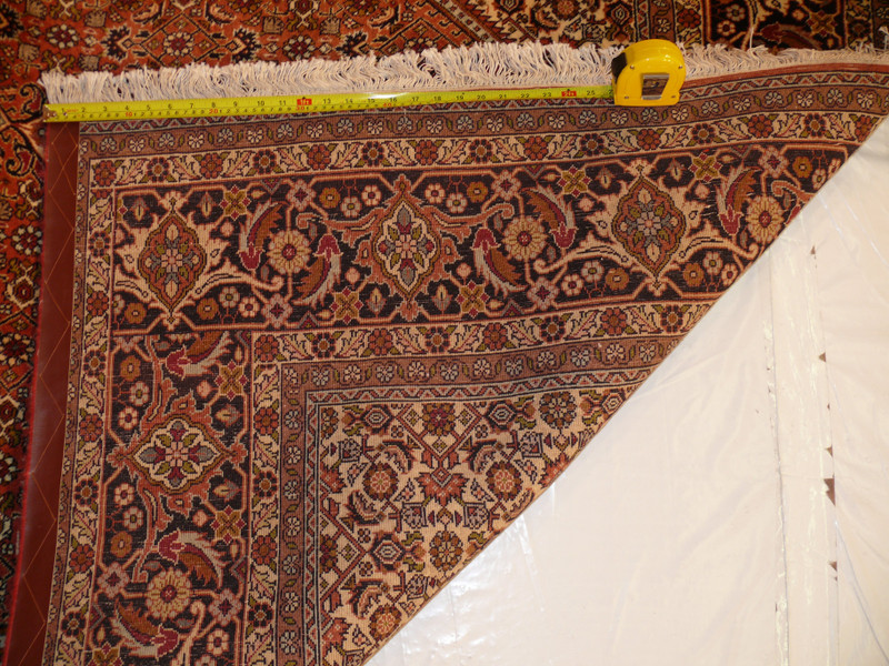 6'3" x 9'8" Persian Bijar Iron Rug