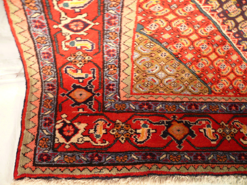 6'6" x 9' Antique Persian Bijar Rug