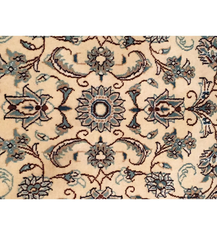 3'4 x 3'4 Persian Nain Octagon Rug