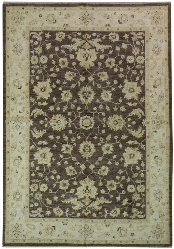 6 x 9 Transitional Oriental Chobi Peshawar Rug