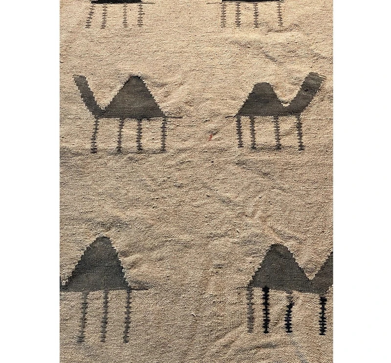 2'5" x 3'7" Antique Qashqai Kelim Rug