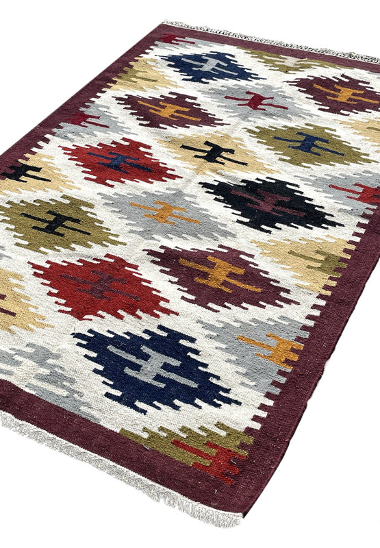 4 x 6 Turkish Flat Weave Kilim Rug