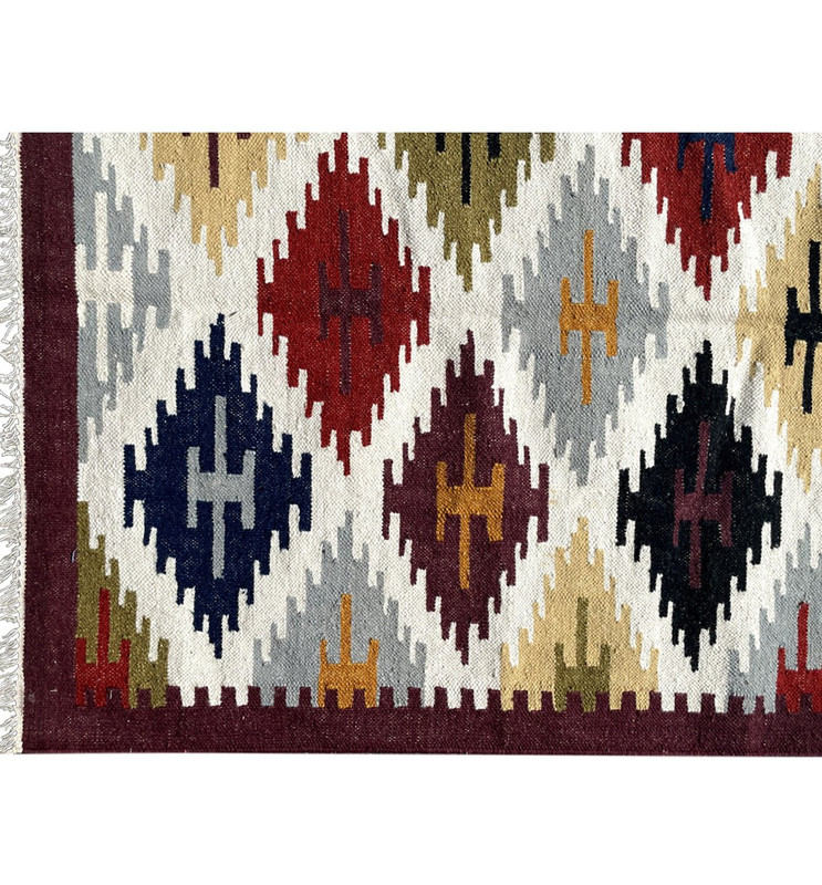 4 x 6 Turkish Flat Weave Kilim Rug