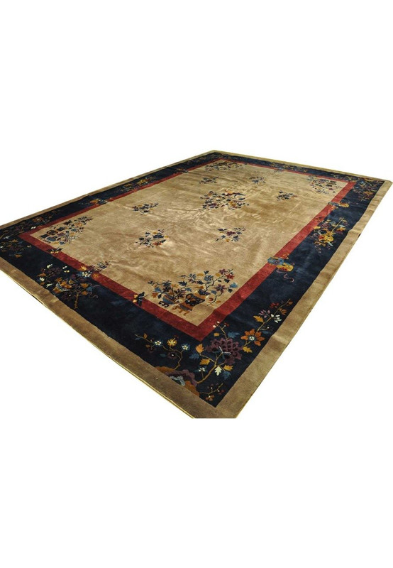 10 x 14 Authentic Vintage Antique Art Deco Rug