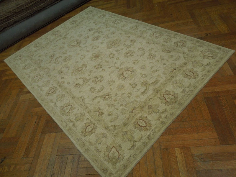 6 x 9 Ivory NEUTRAL Chobi Peshawar Area Rug