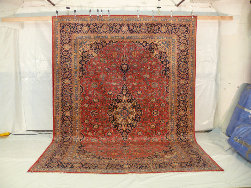 10 x 14 Persian Kashan Rug 4