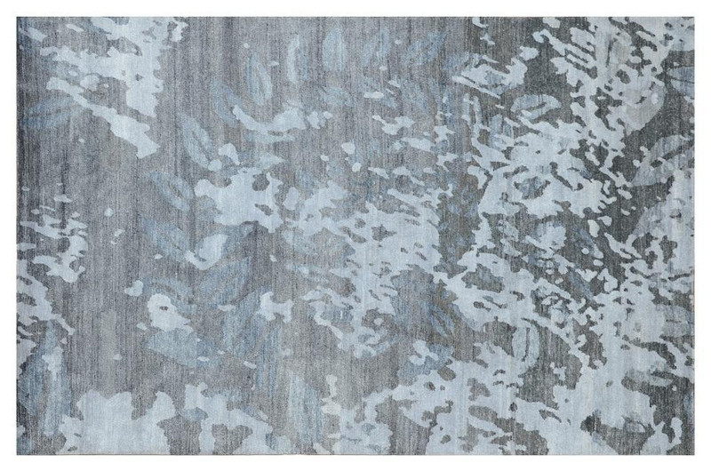 9 x 12 Handmade Silky Modern Abstract Rug