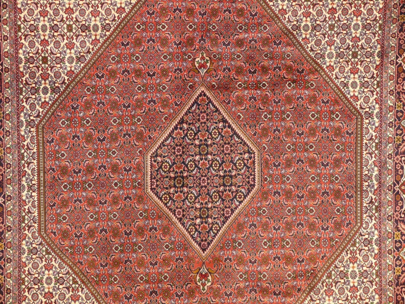 8 x 11 Persian Bijar Iron Rug | High-End