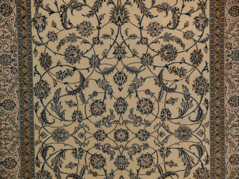 8'1" x 11'8 Persian Nain All over Rug