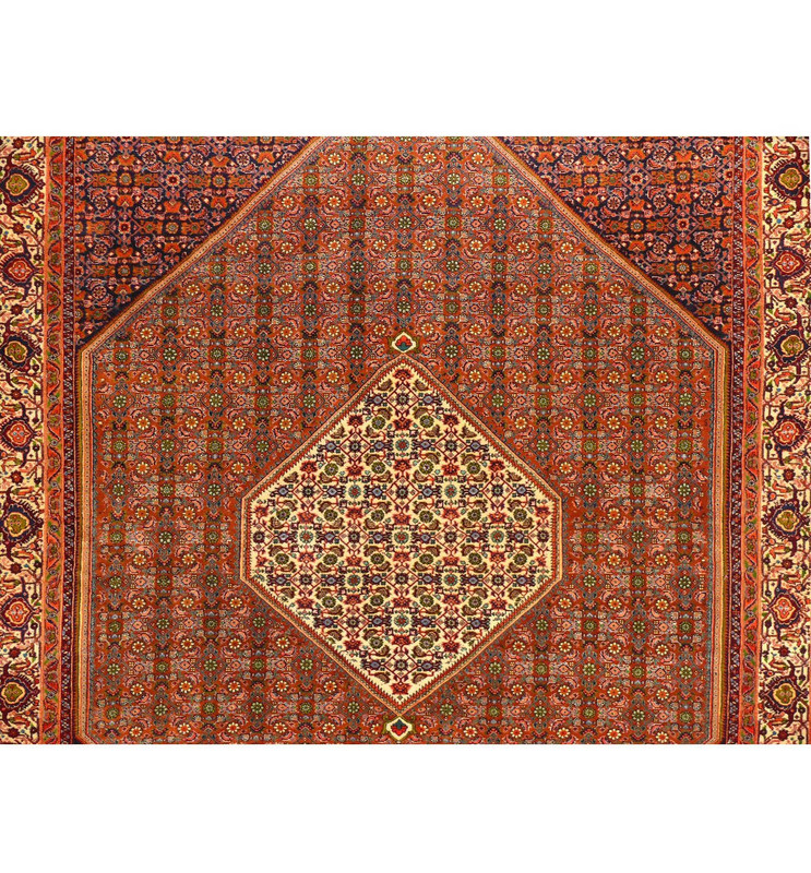 6'8 x 9'2 Antique Persian Bijar Rug